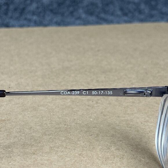 Cote D'Azur CDA 239 C1 Purple Cat Eye Women's Eyeglasses Frame 50-17-135 .  G191 - Picture 5 of 7